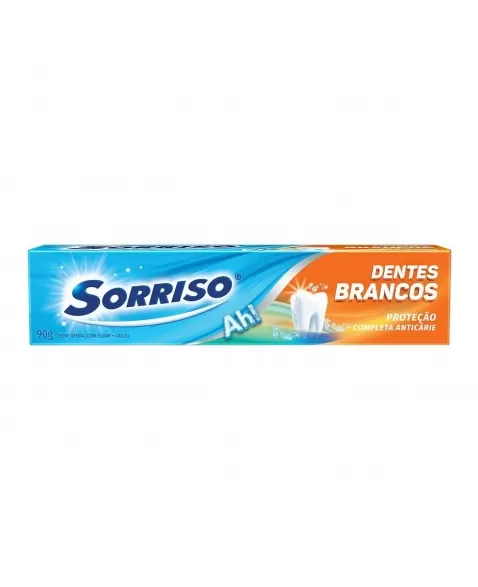 CREME DENTAL SORRISO DENTES BRANCOS 90G