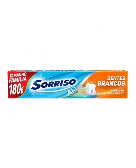 CREME DENTAL SORRISO DENTES BRANCOS 180G