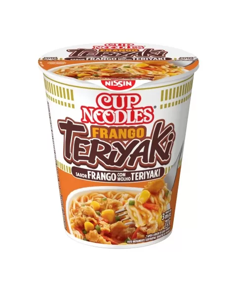 NISSIN CUP NOODLES FRANGO TERIYAKI 72G