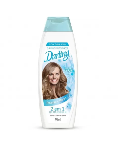 SHAMPOO E CONDICIONADOR DARLING 2 EM 1 350ML