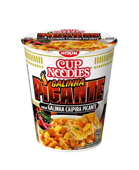 NISSIN CUP NOODLES GALINHA CAIPIRA PICANTE 68G