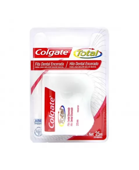 FITA DENTAL COLGATE TOTAL ENCERADA 25M