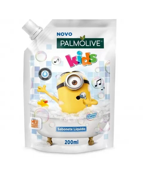 SABONETE LÍQUIDO INFANTIL PALMOLIVE KIDS MINIONS 200ML REFIL