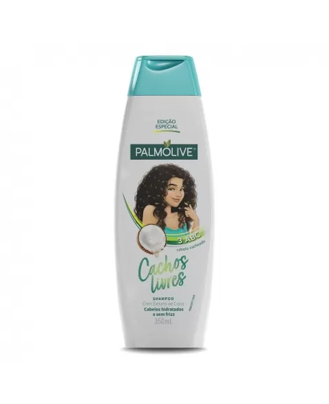 SHAMPOO PALMOLIVE CACHOS LIVRES EXTRATO DE COCO 350ML