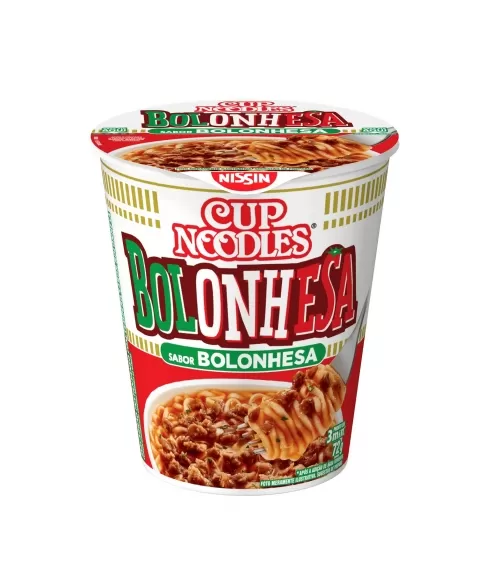 NISSIN CUP NOODLES SABOR BOLONHESA 72G