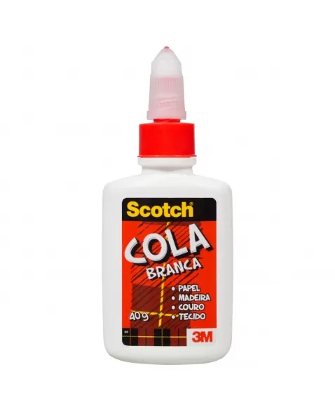 COLA SCOTCH BRANCA 40G