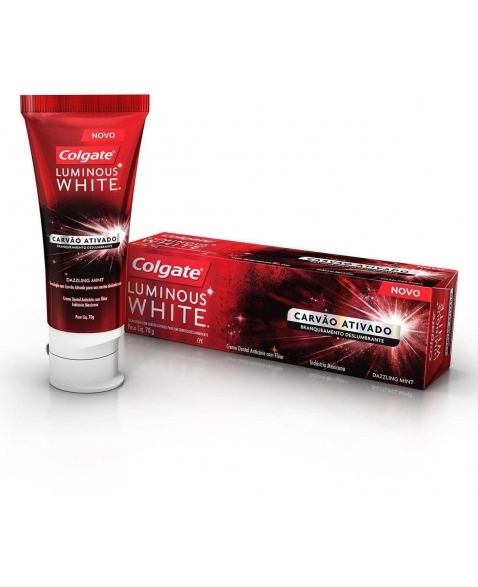 CREME DENTAL COLGATE LUMINOUS WHITE CARVÃO ATIVADO 70G