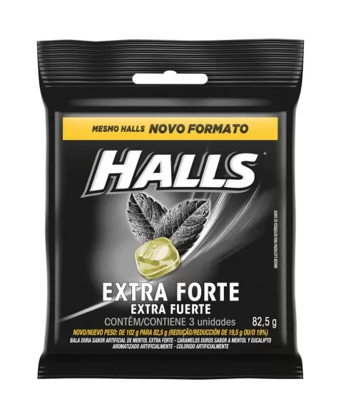 HALLS BAG EXTFORTE 82.5G