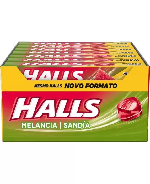 HALLS MELANCIA 21 UNIDADES DE 28G