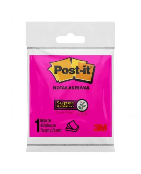 POST IT 3M ROSA 45 FOLHAS