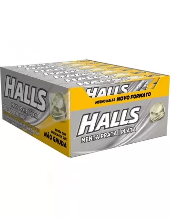 HALLS MENTA PRATA 21 UNIDADES DE 28G