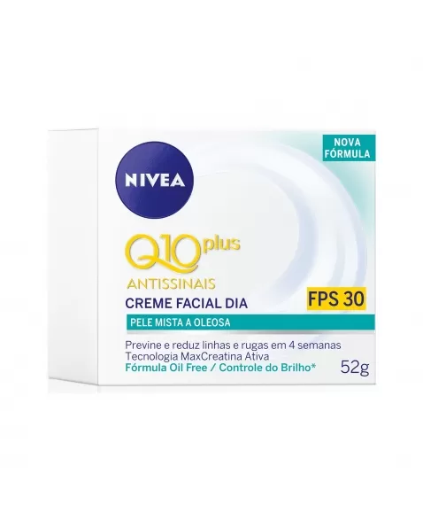 VISAGE Q10 PLUS ANTSSINAIS CREME FACIAL DIA PELE NORMAL A SECA FPS 30 52G