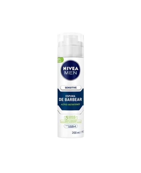 NIVEA FOR MEN ESPUMA DE BARBEAR SENSITIVE 200ML