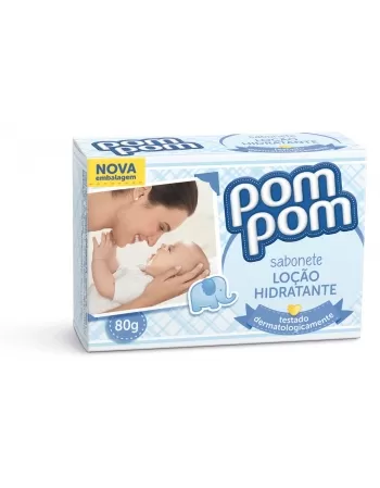 SABONETE EM BARRA POM POM HIDRATANTE 80G