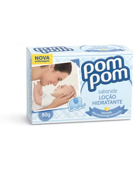 SABONETE EM BARRA POM POM HIDRATANTE 80G