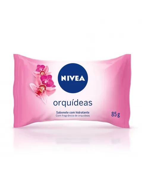 SABONETE EM BARRA NIVEA ORQUÍDEAS COM HIDRATANTE 85G