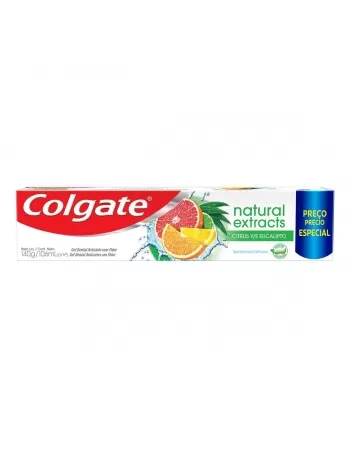 CREME DENTAL COLGATE NATURAL EXTRACTS REI DEF 140G