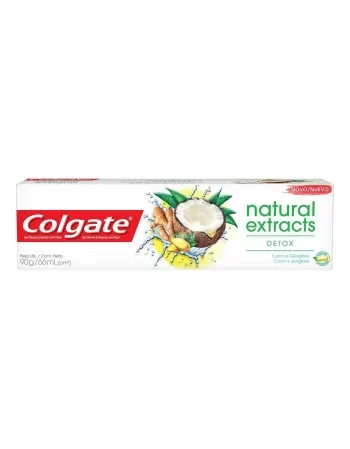 CREME DENTAL COLGATE NATURAL EXTRACTS DETOX 90G