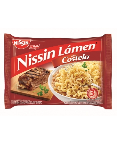 NISSIN LÁMEN SABOR COSTELA 85G