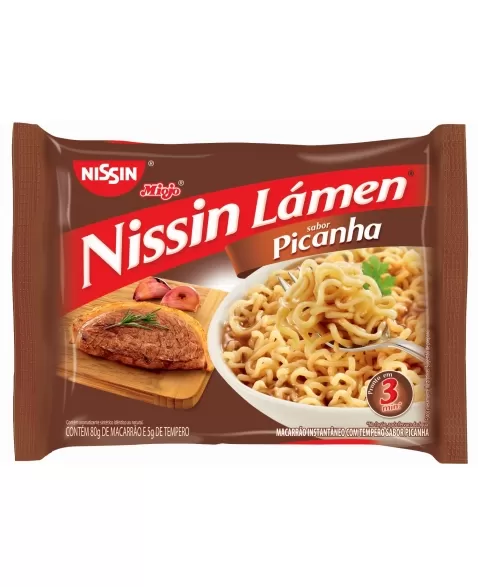 NISSIN LÁMEN SABOR PICANHA 85G