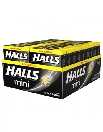 HALLS MINI EXTRA FORTE 18 UNIDADES DE 15G