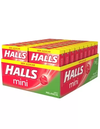 HALLS MINI MELANCIA 18 UNIDADES DE 15G