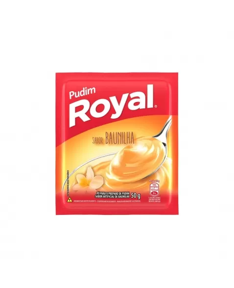 PUDIM ROYAL BAUNILHA 12 UNIDADES DE 50G