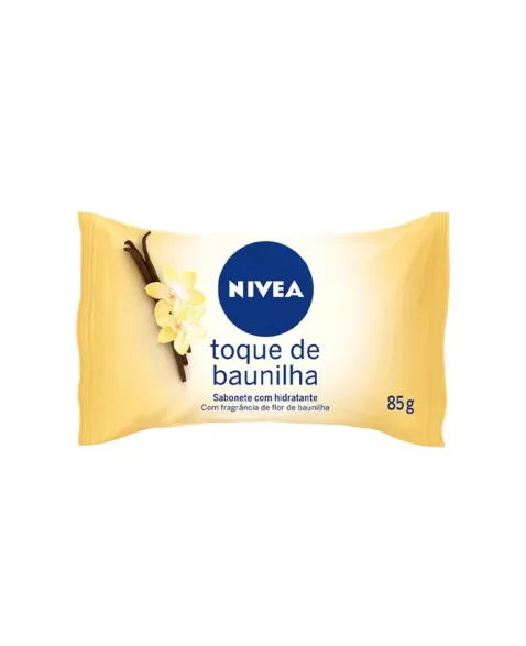 SABONETE EM BARRA NIVEA TOQUE DE BAUNILHA COM HIDRATANTE 85G