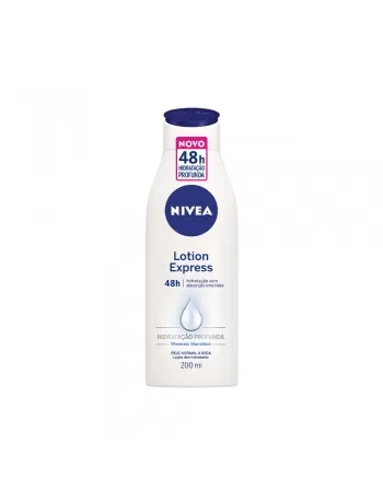 NIVEA Loção Hidratante Lotion Express 48h Hidratação Profunda 200ml