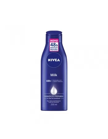 NIVEA Loção Hidratante Milk Pele seca a extrasseca 200ml