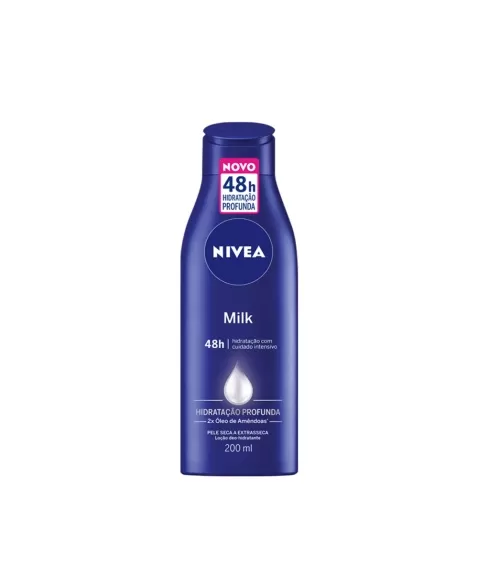 NIVEA Loção Hidratante Milk Pele seca a extrasseca 200ml