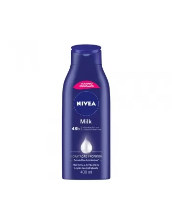 NIVEA Loção Hidratante Milk Pele seca a extrasseca 400ml