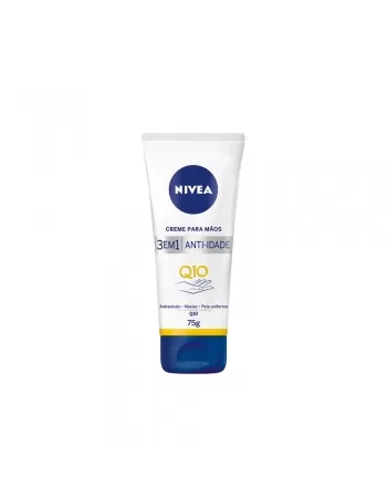 NIVEA HAND CREME PARA AS MÃOS 3 EM 1 - ANTI-IDADE - Q10 75G