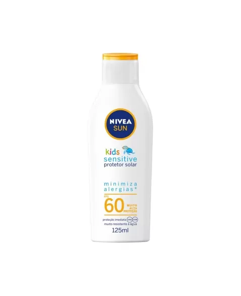 NIVEA SUN PROTETOR SOLAR KIDS SENSITIVE FPS60 125ML