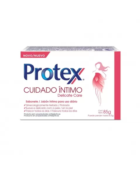 SABONETE ÍNTIMO BARRA PROTEX DELICATE CARE 85G