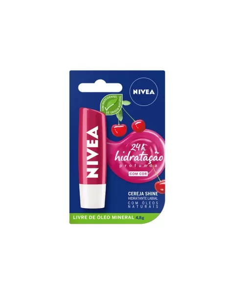 LIP CARE NIVEA CEREJA SHINE 4,8G