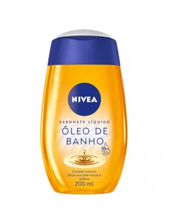 SABONETE LÍQUIDO NIVEA ÓLEO DE BANHO 200ML