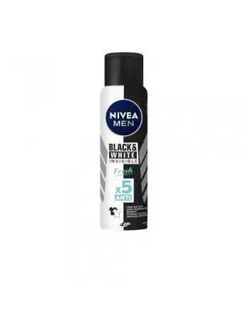 DESODORANTE AEROSOL NIVEA MEN BLACK&WHITE FRESH 150ML