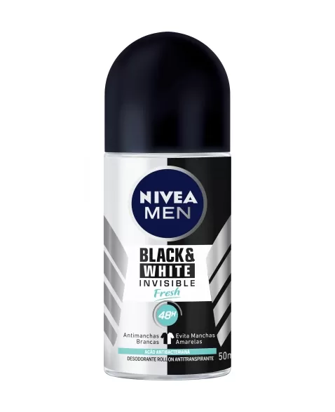 DESODORANTE ROLL ON NIVEA MEN BLACK&WHITE FRESH