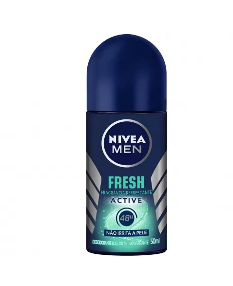 DESODORANTE ROLL ON NIVEA MEN ACTIVE DRY FRESH 50ML