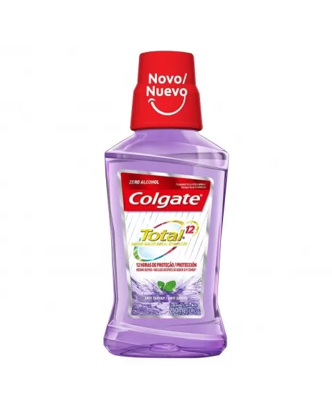 ENXAGUANTE BUCAL COLGATE TOTAL 12 ANTI TARTAR 250ML