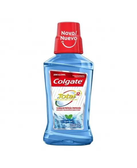 ENXAGUANTE BUCAL COLGATE TOTAL 12 CLEAN MINT 250ML