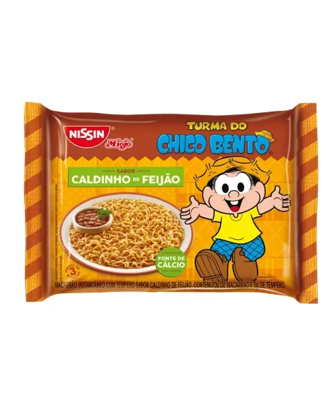 NISSIN LAMEN SUAVE SABOR CALDINHO DE FEIJÃO 75G