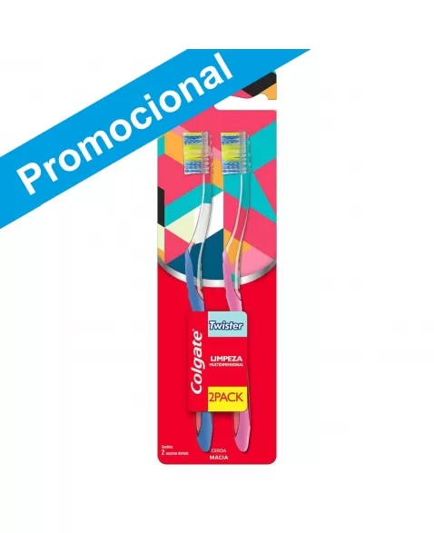 ESCOVA DENTAL COLGATE TWISTER MACIA LEVE 2 PAGUE 1