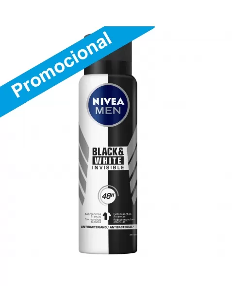 DEOSODORANTE AEROSOL MASCULINO BLACK&WHITE POWER LEVE 200 PAGUE 150ML