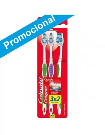 ESCOVA DENTAL COLGATE CLASSIC CLEAN LEVE 3 PAGUE 2