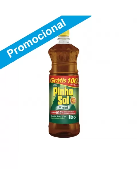 PINHO SOL ORIGINAL LEVE 1 LITRO PAGUE 900ML