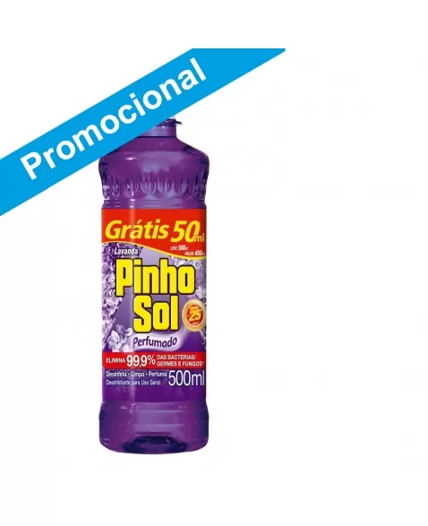 PINHO SOL LAVANDA LEVE 500ML PAGUE 450ML