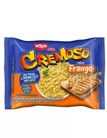 NISSIN LAMEN CREMOSO SABOR FRANGO 88G