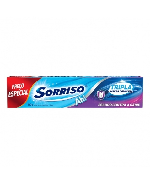 CD SORRISO TRIPLA LIMPEZA COMPLETA 120G